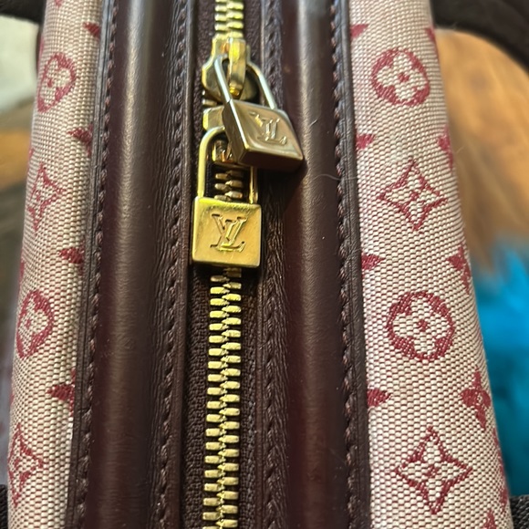 SOLD-Very good condition Louis Vuitton GM Josephine Bordeaux Monogram Minilin - Picture 11 of 17